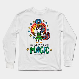 Claim Your Magic - Unicorn - Animals of Inspiration series Long Sleeve T-Shirt